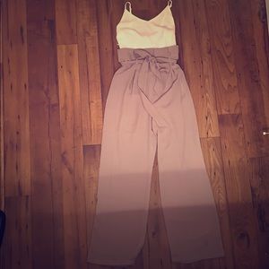 NWT fashion nova wide leg jumpsuit